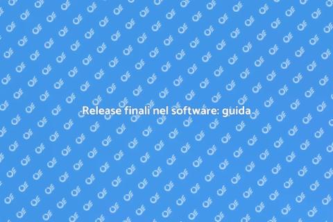 Gestione release finali software