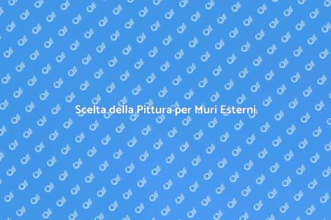Pittura per Muri Esterni: Guida Pratica