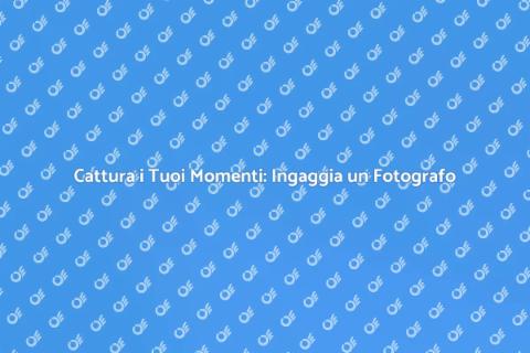 Ingaggiare un Fotografo Professionista