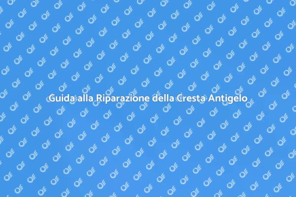 Come Risolvere Problemi di Cresta Antigelo