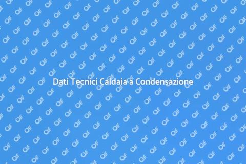 Trasmissione Dati Tecnici Caldaia