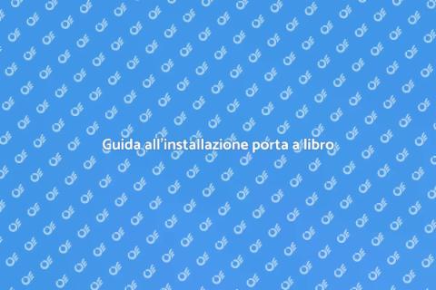 Installare porta a libro in casa