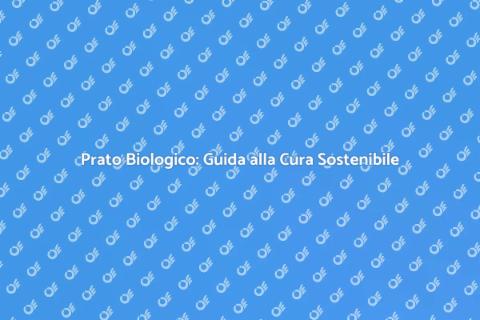 Cura del Prato Biologico Sostenibile