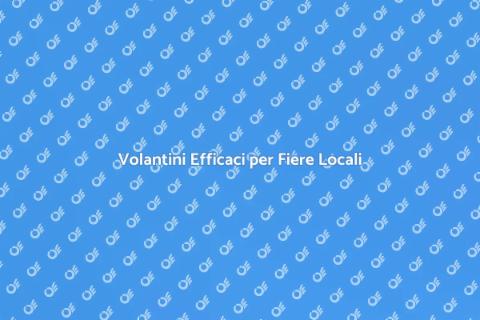 Progettare Volantini per Fiere Locali