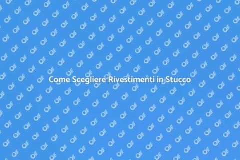 Rivestimenti in Stucco per la Casa