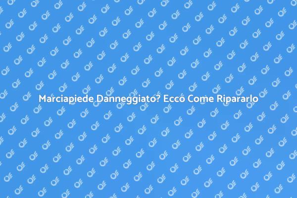 Riparazione Marciapiede: Guida Pratica