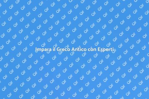 Tutor di Greco Antico Online
