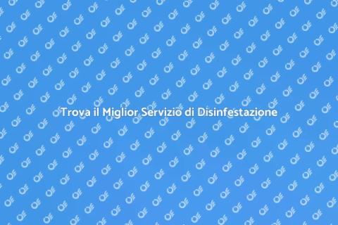Servizio di Disinfestazione Efficace