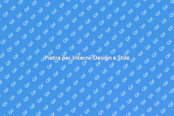 Rivestimenti in Pietra: Eleganza Moderna