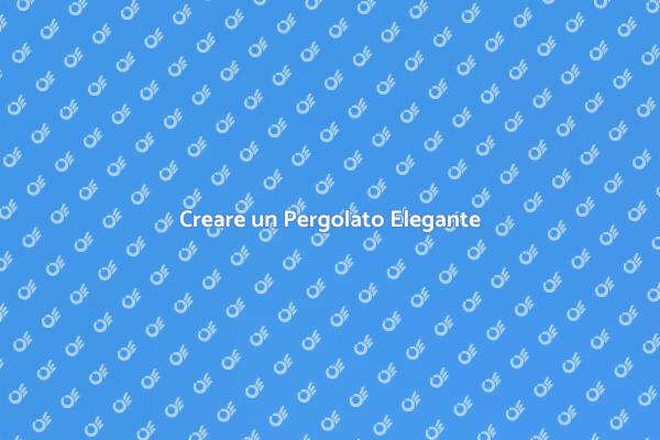 Il Tuo Pergolato di Design