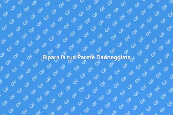 Come Stuccare una Parete Infiltrata