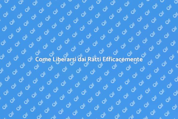 Guida alla Disinfestazione dei Ratti