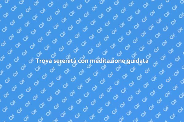 Scopri la meditazione con istruttore