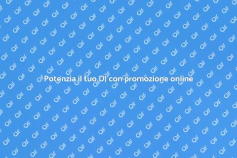 Servizio promozione online per DJ