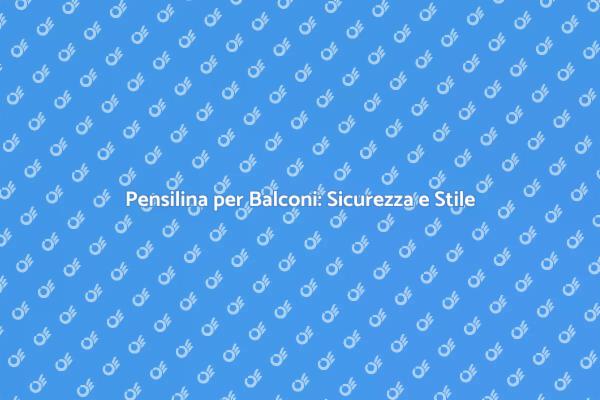 Sicurezza e Stile con le Pensiline
