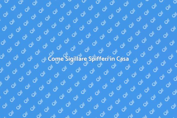 Migliora il Comfort Sigillando gli Spifferi