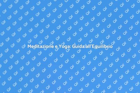Istruttore di Meditazione e Yoga