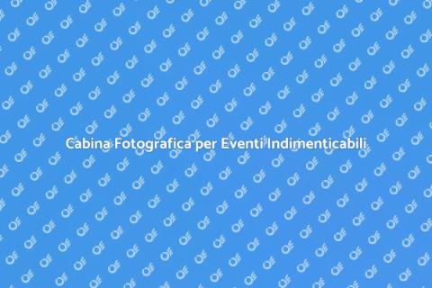 Affittare una cabina fotografica