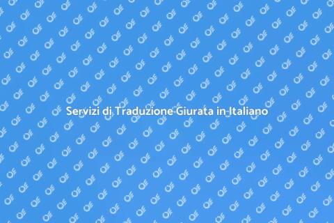 Traduzione Giurata in Italiano