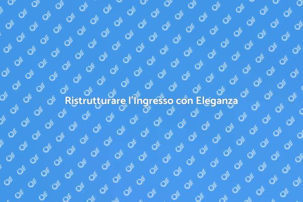 Trasforma il Tuo Ingresso con Marmo