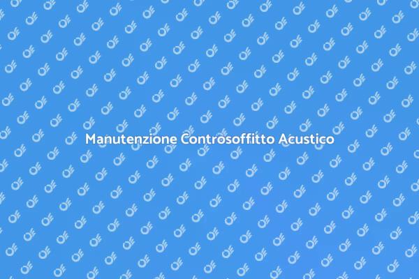 Come Pulire il Controsoffitto Acustico