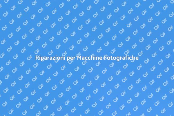 Guida alla Riparazione di Macchine Fotografiche