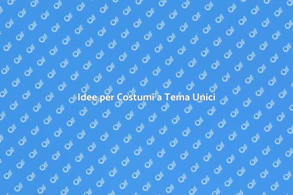 Costumi Creativi per Ogni Compleanno