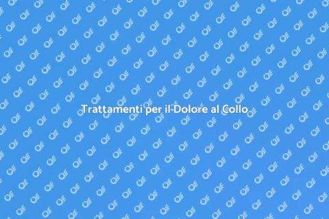 Terapie per Lesioni Collo e Spalle