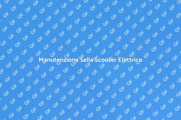 Cura della Sella dello Scooter Elettrico