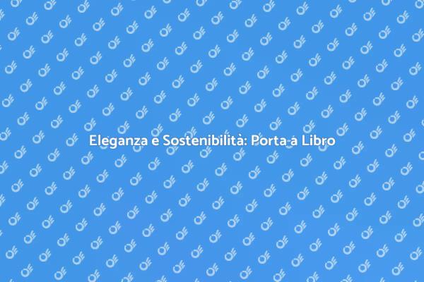 Design Ecologico: Porta a Libro