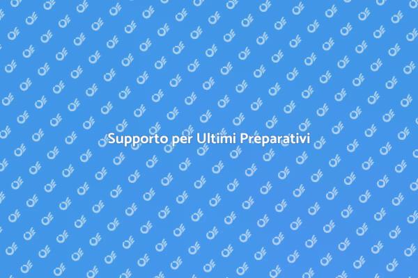 Rendi Facili i Tuoi Ultimi Preparativi