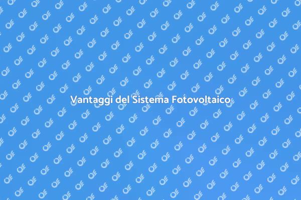 Scegli il Fotovoltaico per il Futuro