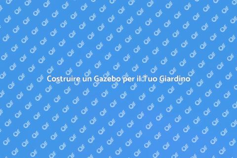 Gazebo Falegnameria su Misura