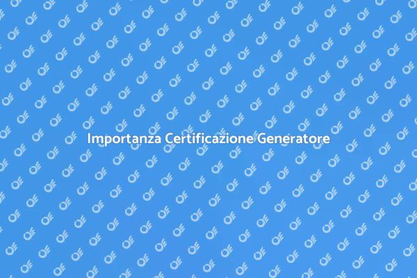Perché la Certificazione Energetica è Cruciale