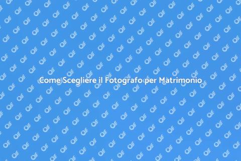 Fotografo per Matrimonio Professionale