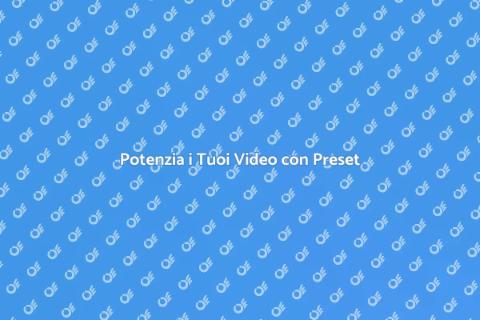 Package di Preset per Video Creativi