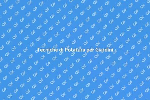 Potatura Piante da Frutto e Alberi