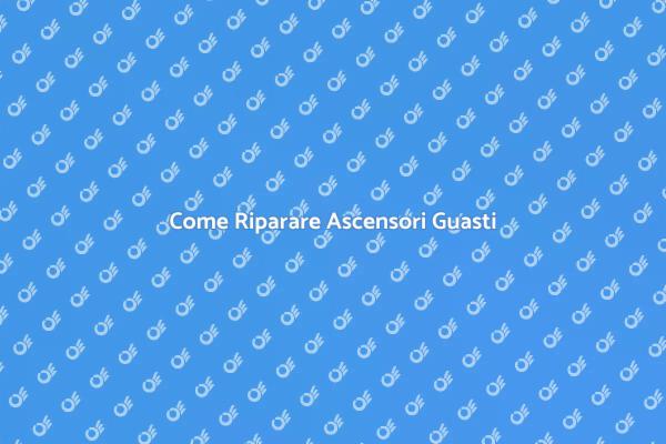 Affronta la Riparazione di Ascensori