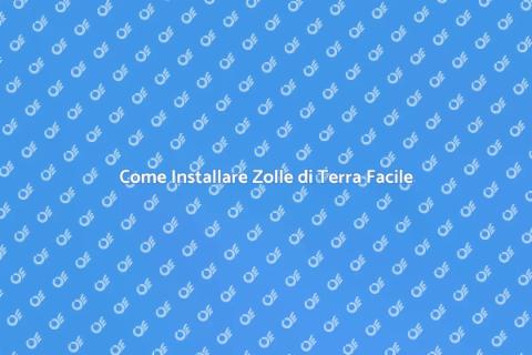 Installare Zolle di Terra per Giardini