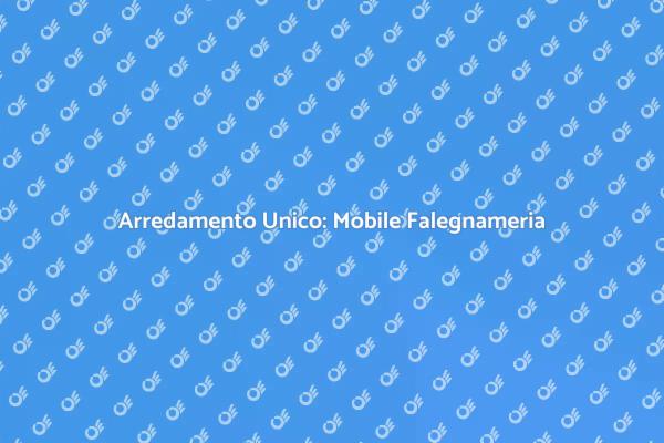 Realizza il Tuo Mobile su Misura