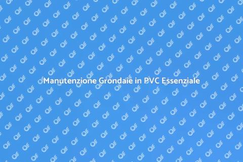 Assistenza Grondaie in PVC Efficace