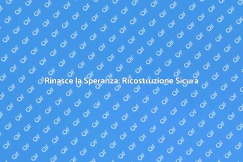 Ricostruzione Post Terremoto