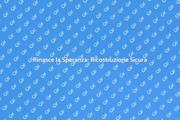 Ricostruire per un Futuro Sicuro