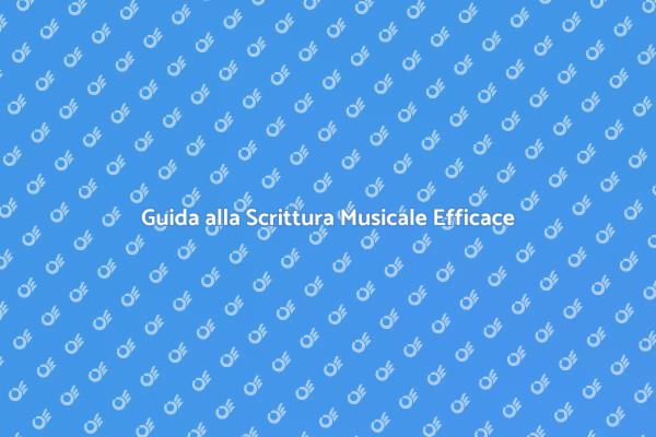 Come Pianificare la Scrittura di Musica
