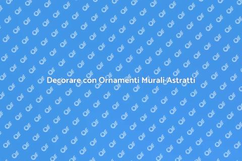 Ornamentazione Murale Astratta