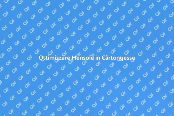 Mensole in Cartongesso: Funzionalità ed Estetica
