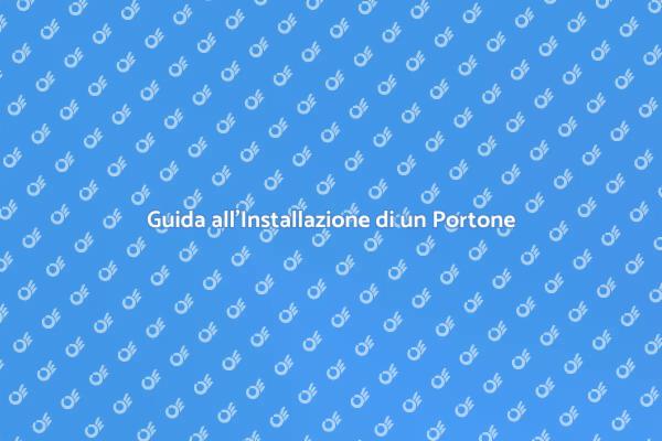 Come Installare un Portone Basculante