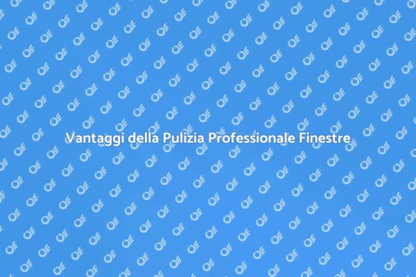 Finestre Pulite: Perché Assumere Esperti?