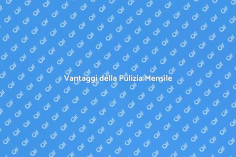 Servizio di Pulizia Mensile Efficace