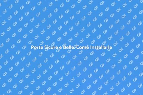 Riparazione e Installazione Porte